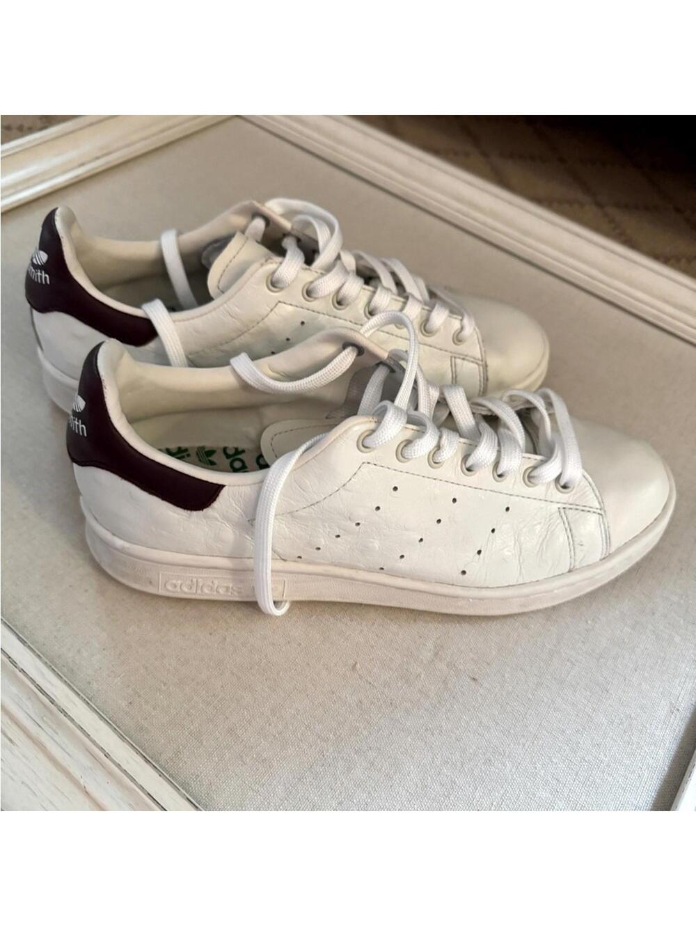 adidas Vintage Stan Smith sneakers w ostrich leather details 8.5